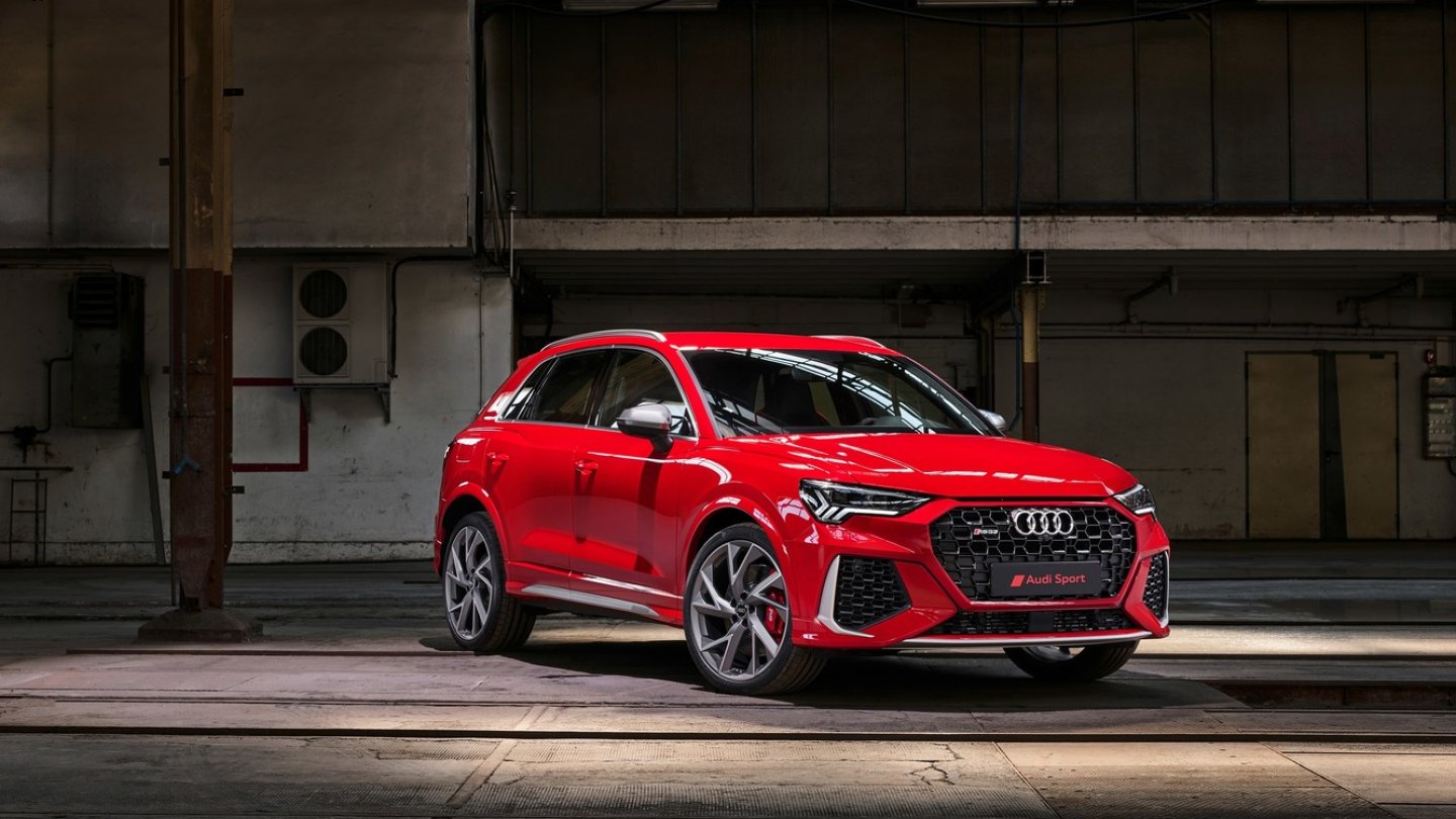 Der Audi RS Q3 mit Steilheck.