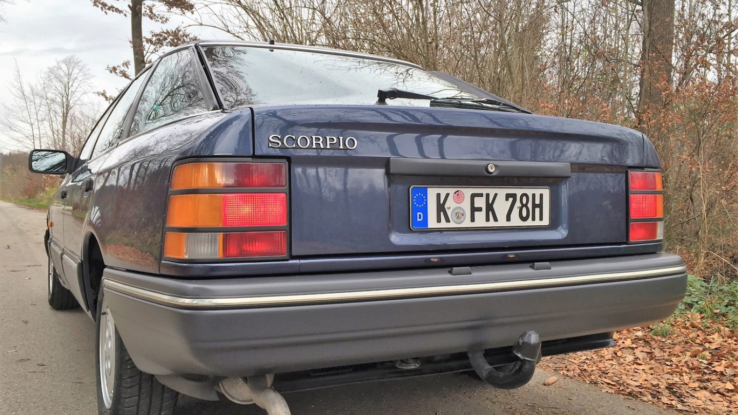 Ganz dünn und einsam - das Endrohr sah bei allen Motorversionen gleich aus