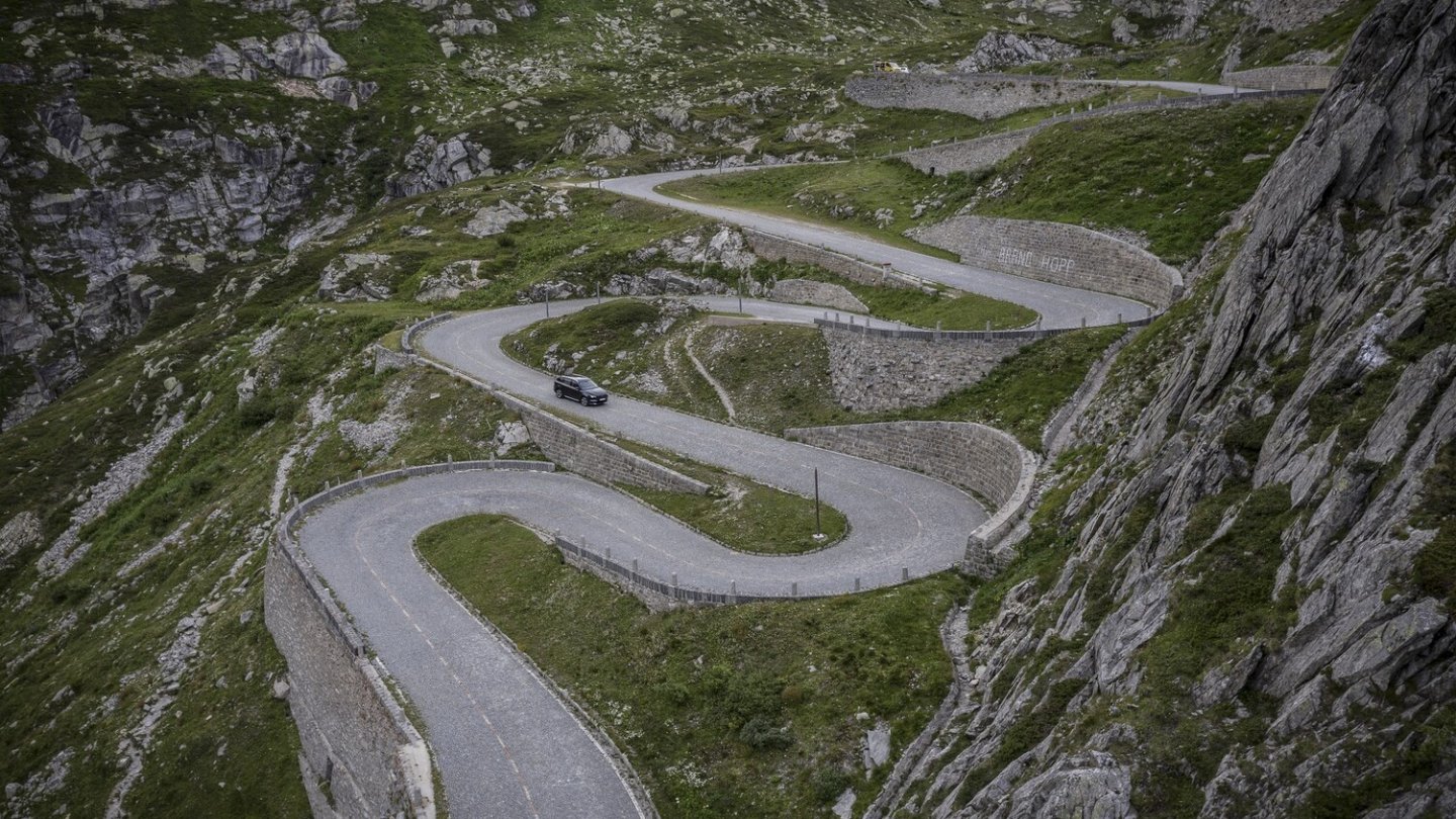 Ein Denkmal aus Pflastersteinen: Tremola San Gottardo.