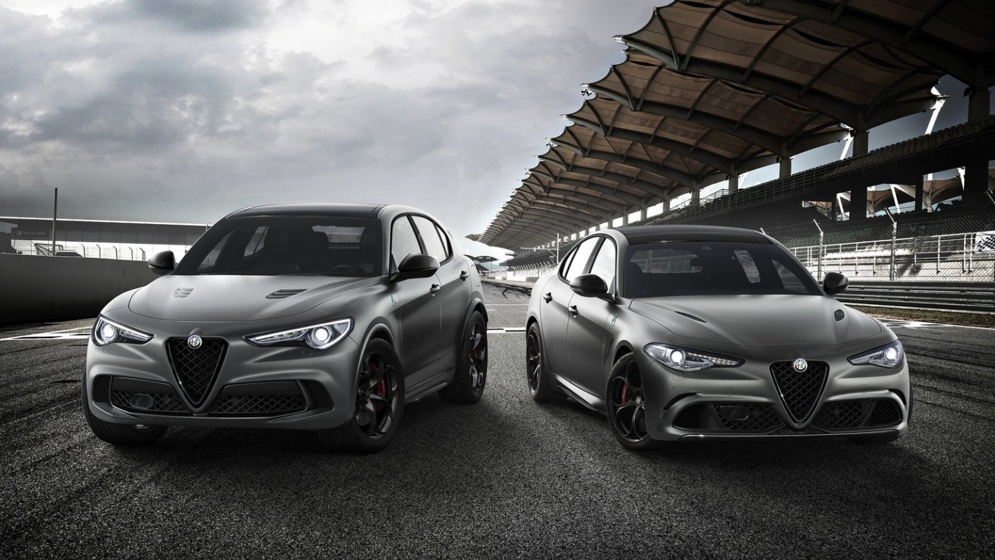 Alfa Romeo Stelvio und Giulia Quadrifoglio NRING.
