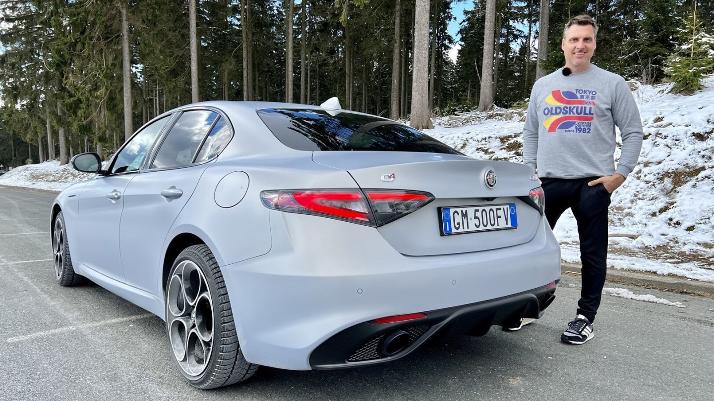 Mit Giulia kann man sich sehen lassen...