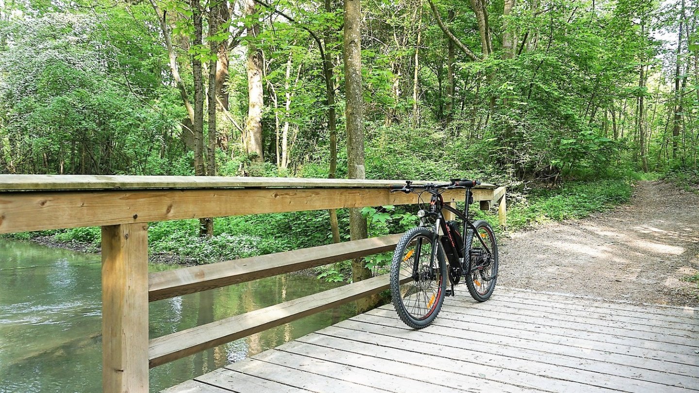 Mit dem Wayscral Sporty 645 unterwegs in der Natur: sehr erholsam.