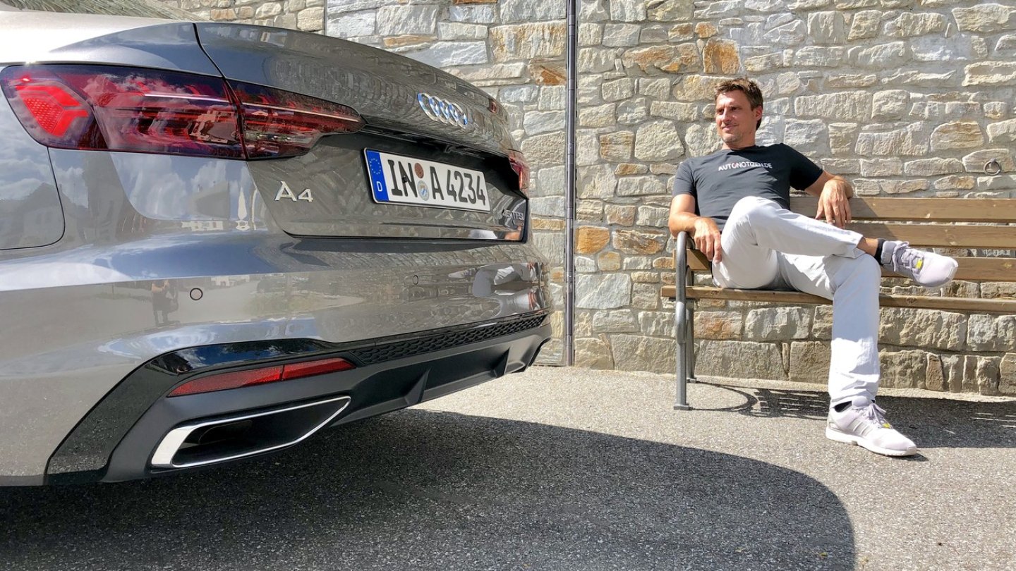 Hinter den Blenden stecken sogar echte Endrohre.