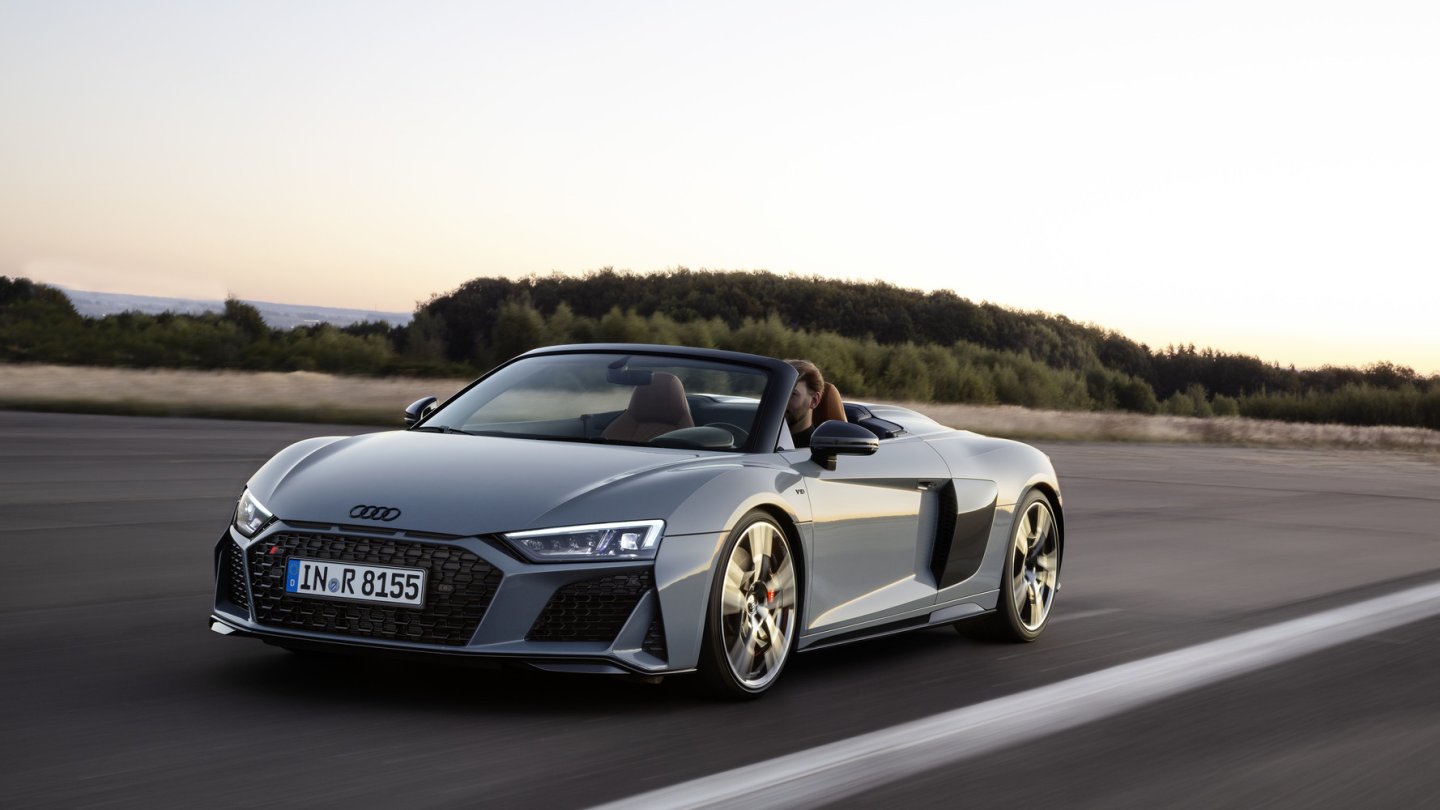 Auch der R8 Spyder wurde geliftet.