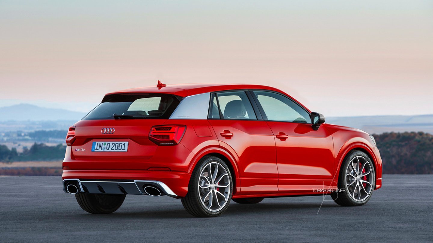 Natürlich muss ein Diffusor ans Heck des RSQ2.