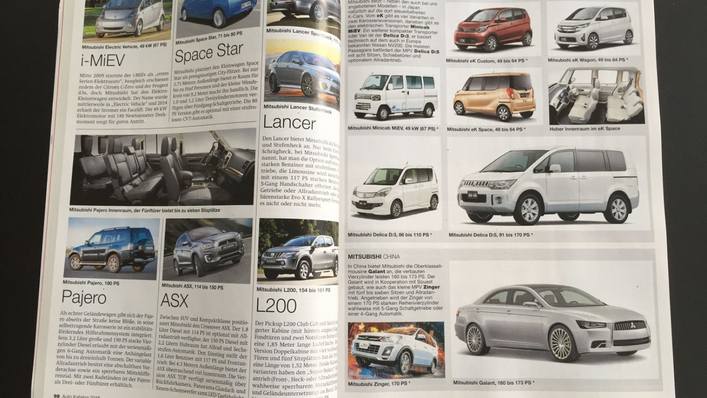 Es gibt noch einen Mitsubishi Galant! Halt nicht mehr in Europa. Schade.