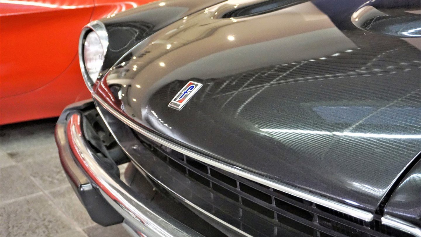 Das Pininfarina-Logo diente einst auch beim 124 Spidereuropa als Markenzeichen.