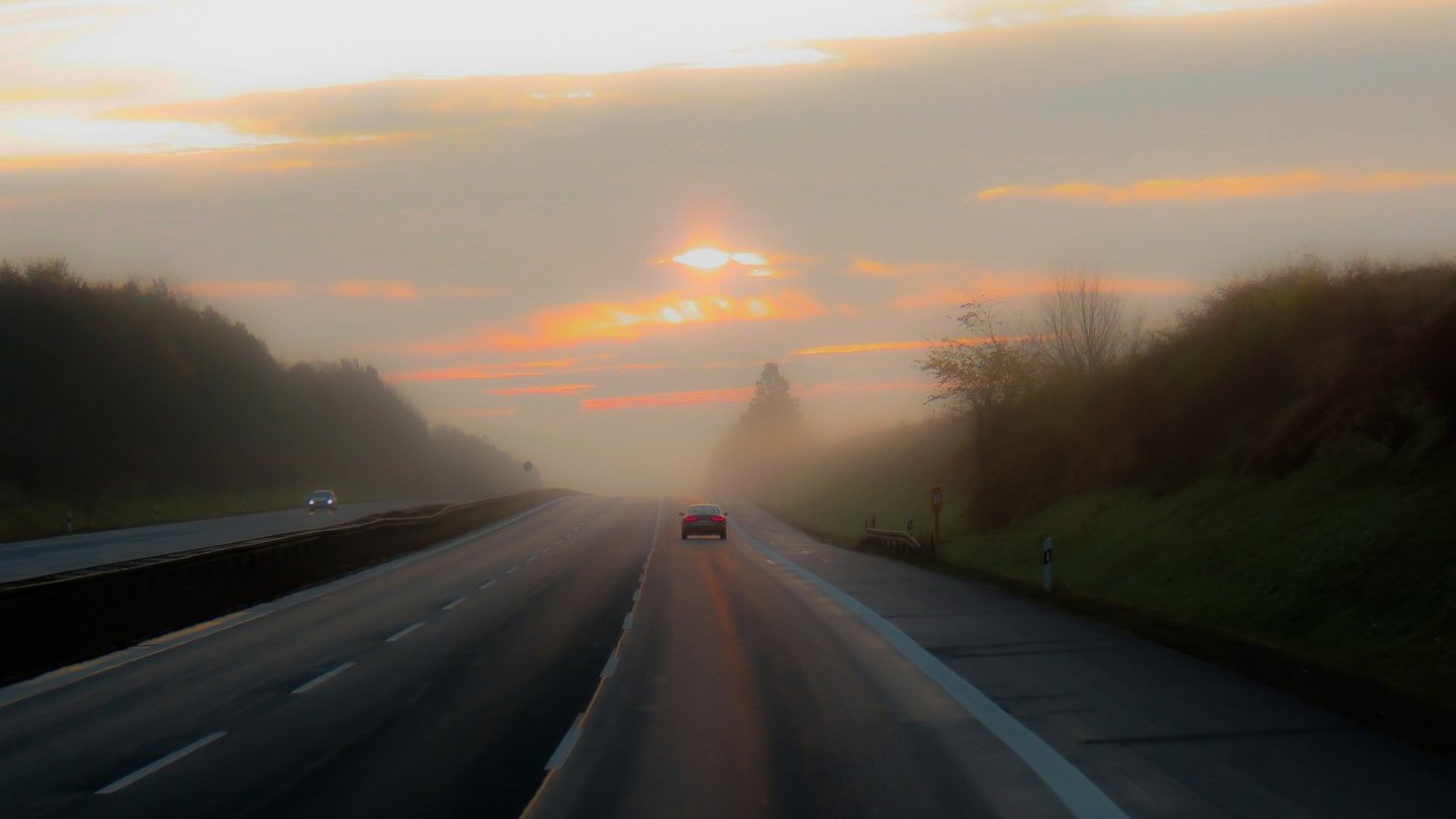Man könnte fahren und den Blick genießen. Oder auch nur den Blick genießen.