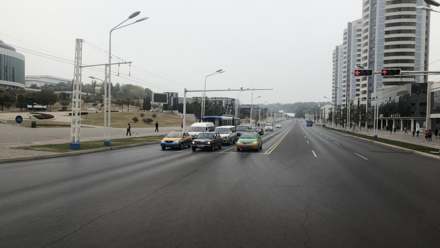 Auch in der Hauptstadt sind die Straßen meist leer.
