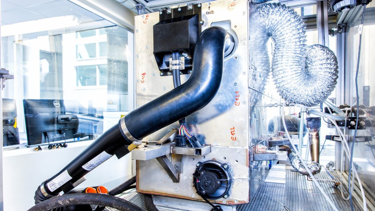 Noch ist der neue Antrieb nicht in einen fahrbaren Prototypen eingebaut.