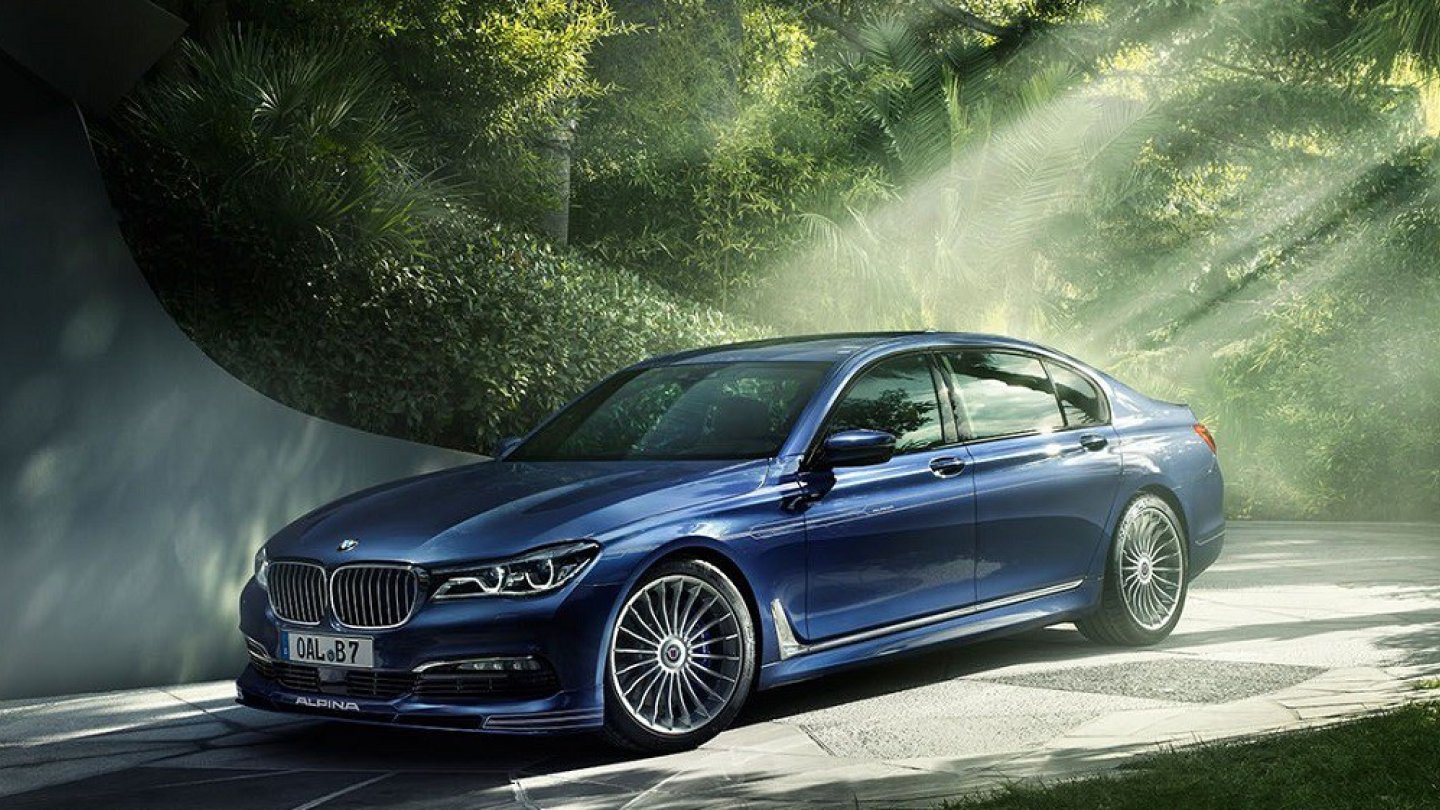 Auch mit Alpina-Spoilerpaket wirkt der 7er nicht mehr so zeitlos elegant wie manche Vorgänger.