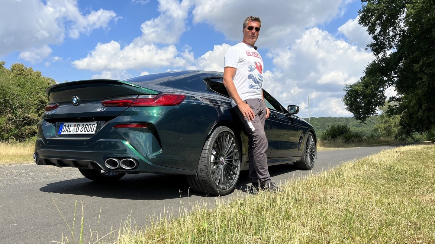 Großes Kino: Mit dem BMW Alpina B8 auf Tour.