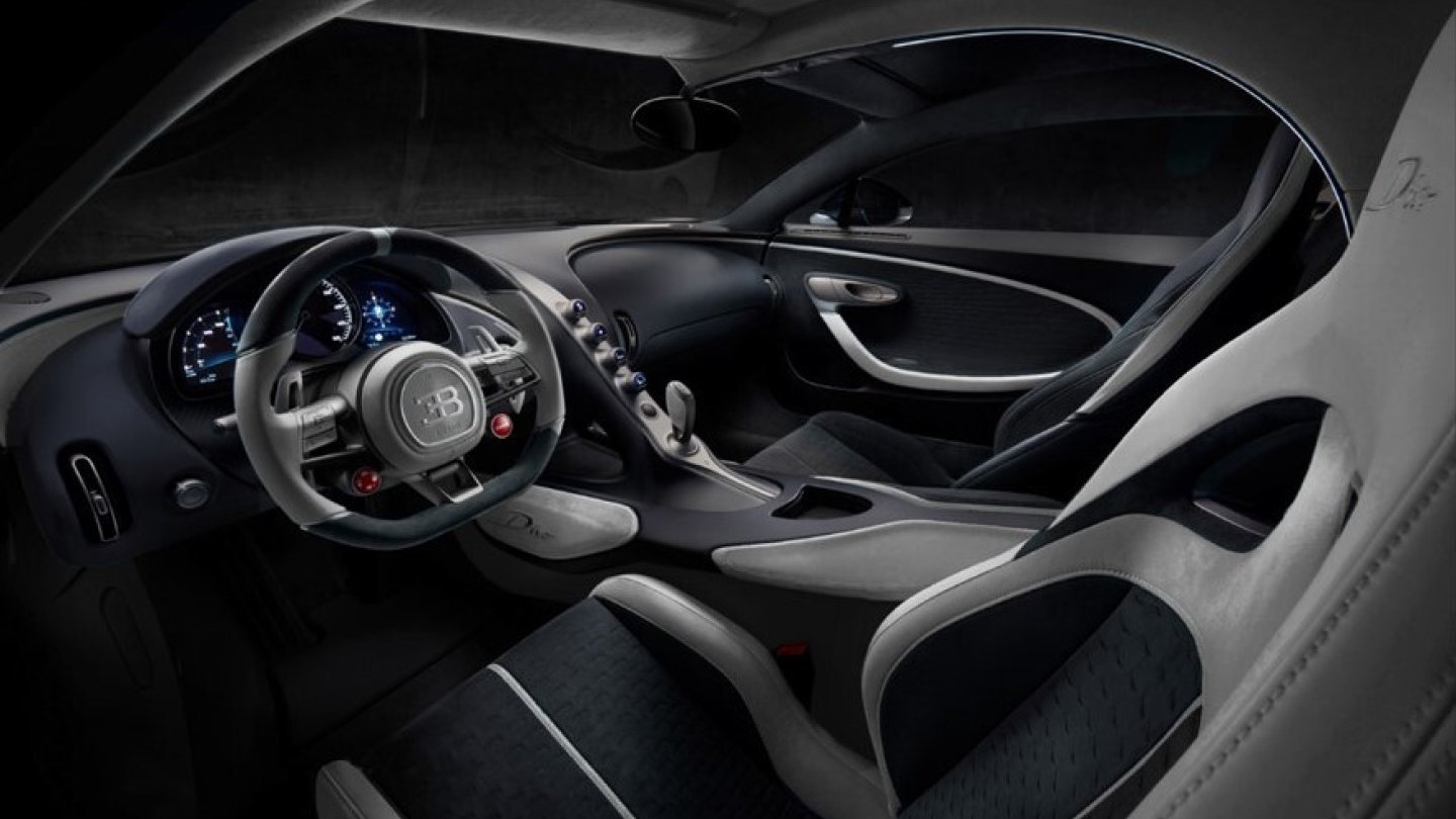 Das Interieur des Bugatti Divo.