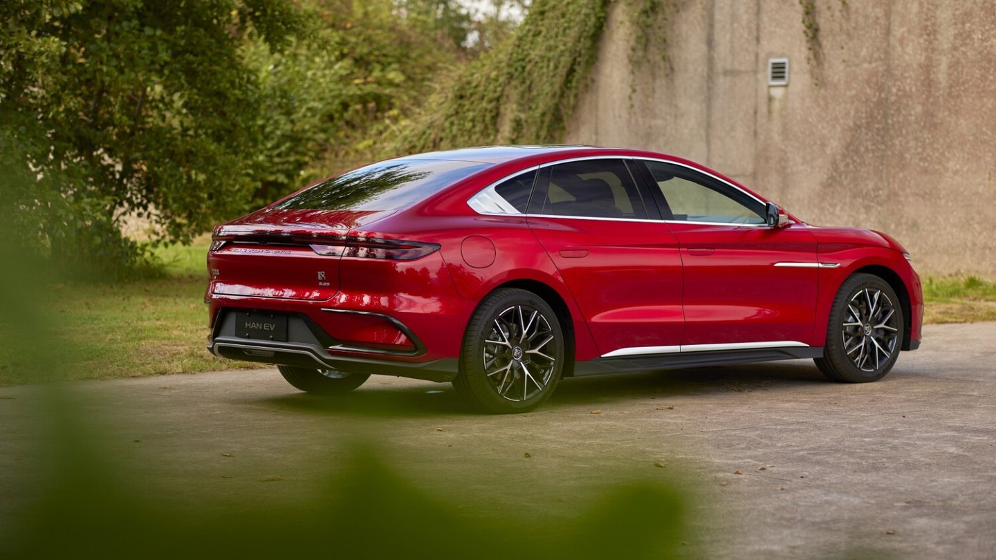 Auch eine Limousine ist im Angebot: Der BYD Han.