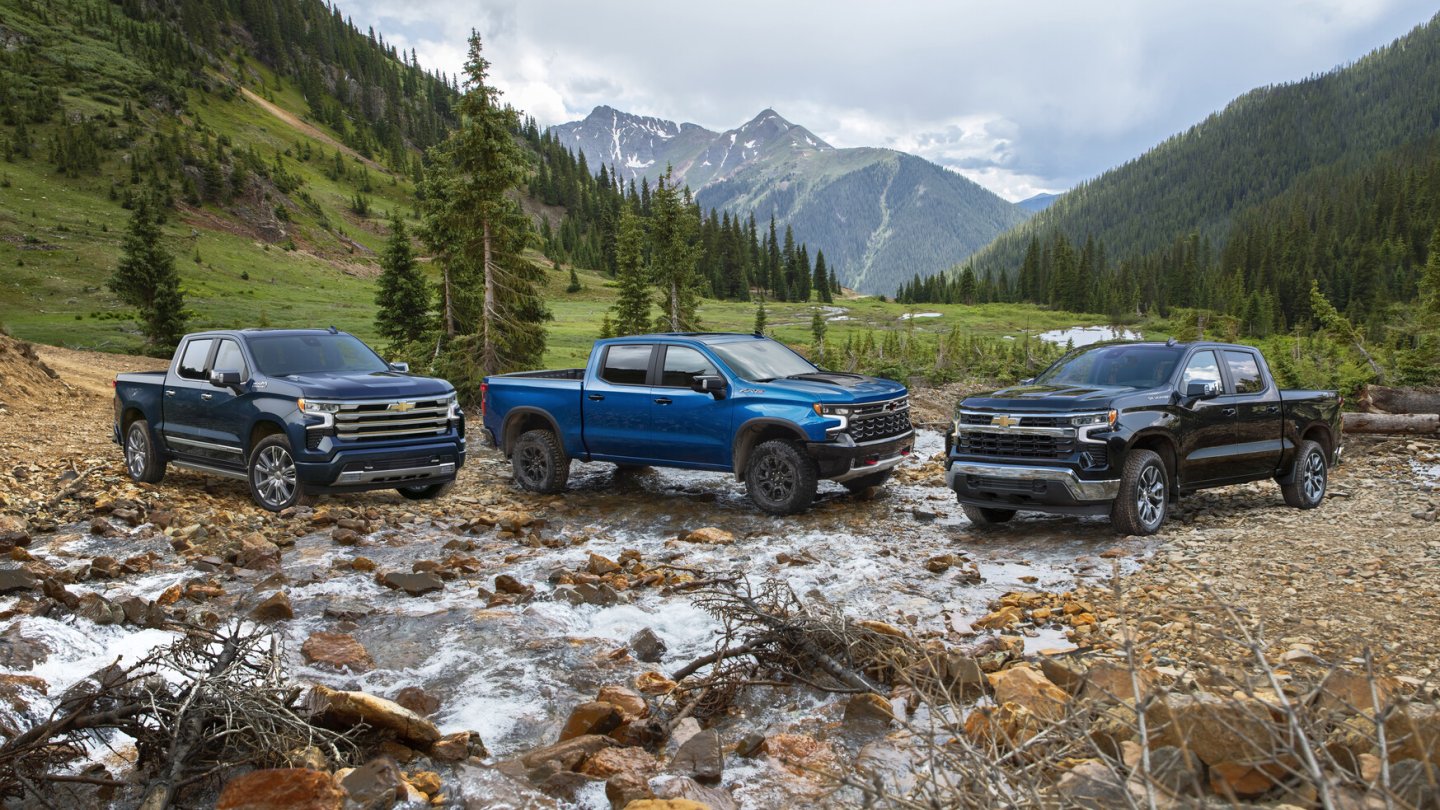 Der Chevrolet Silverado.