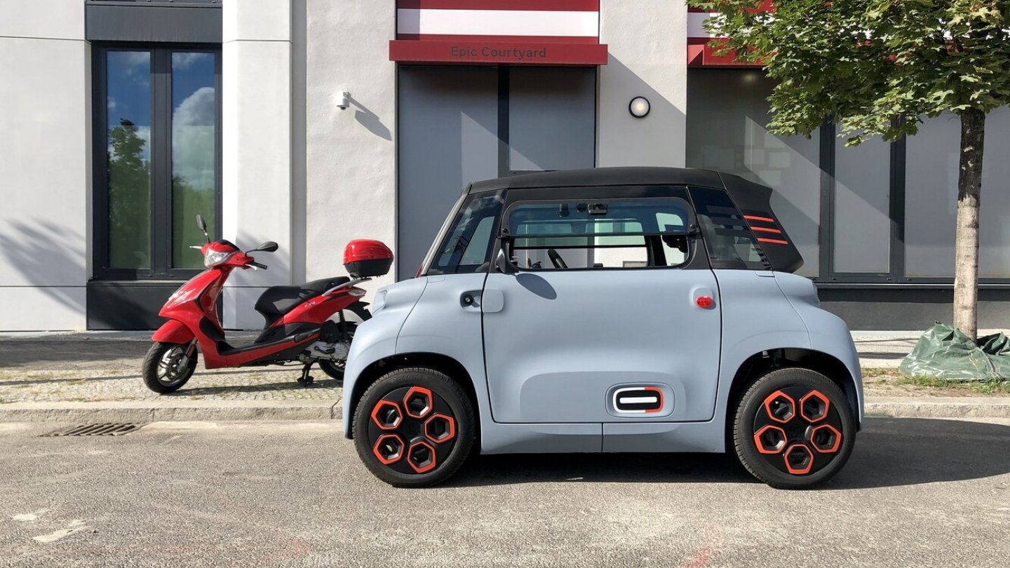 Der Ami konkurriert auch mit Rollern.