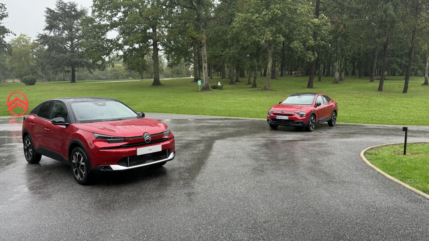 Links die neue Front, rechts das bisherige Modell zum Vergleich.