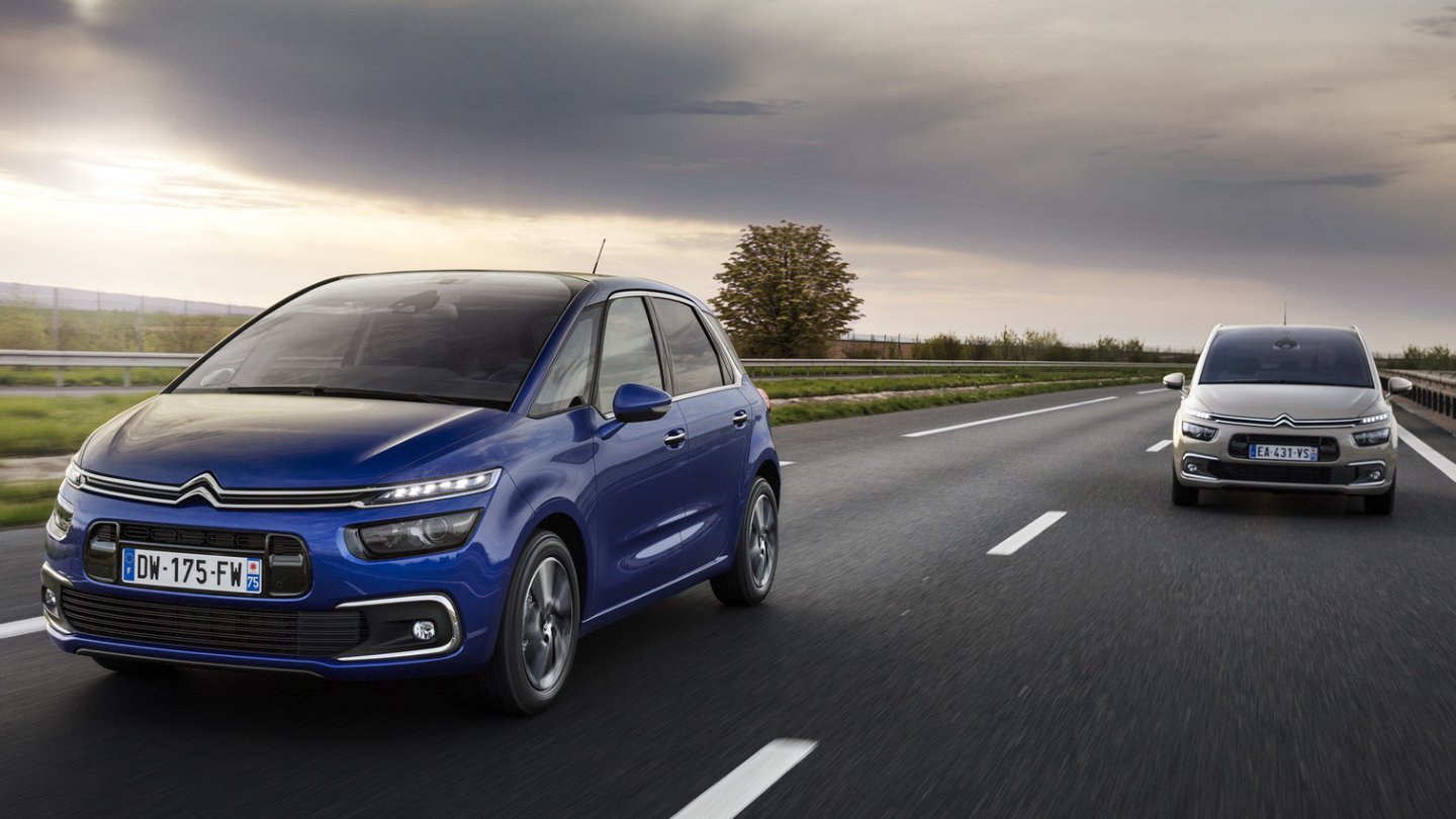 Die neue Front steht auch dem blauen C4 Picasso sehr gut.