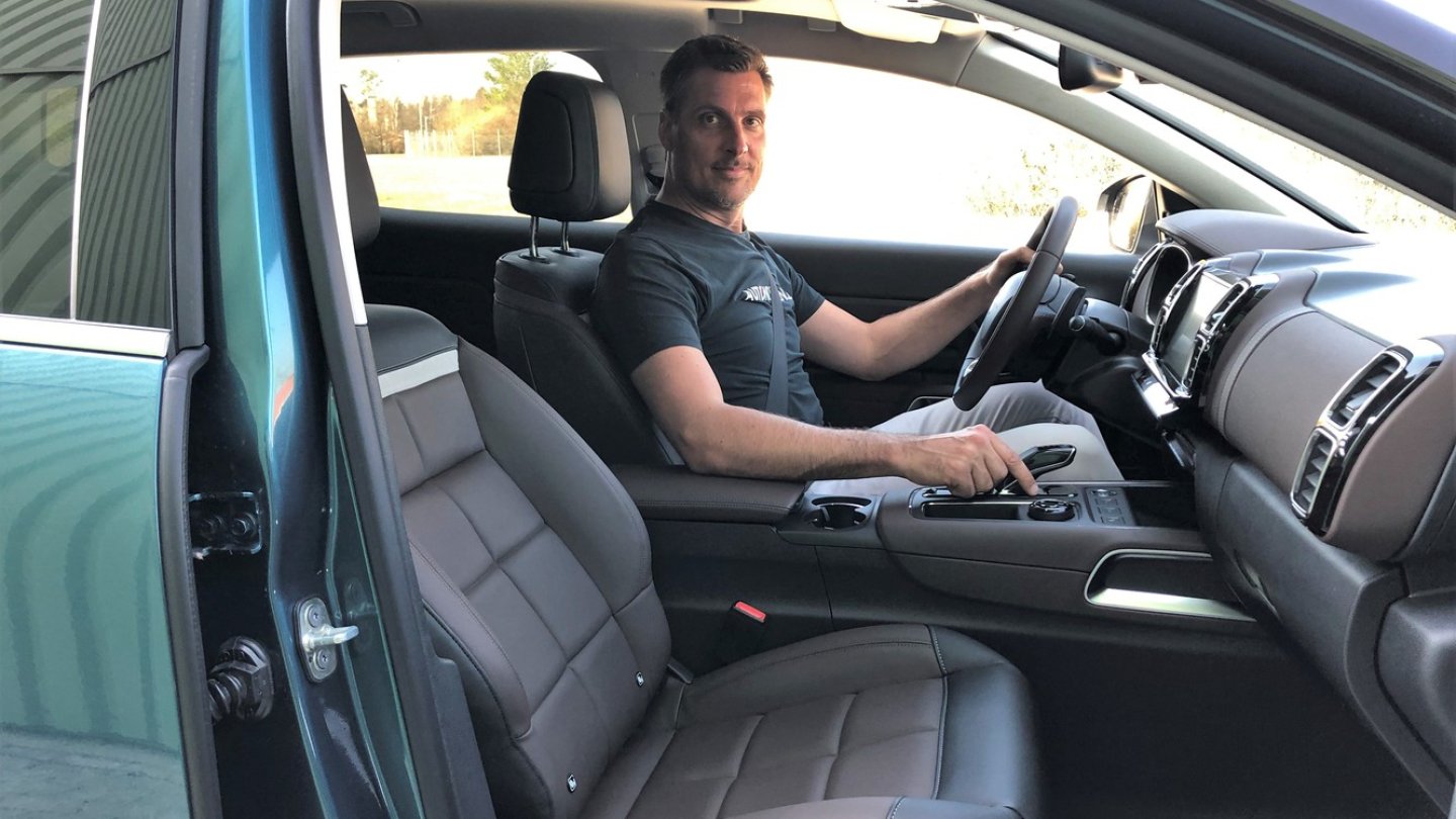 Bequeme Vordersitze im Citroen C5 Aircross.