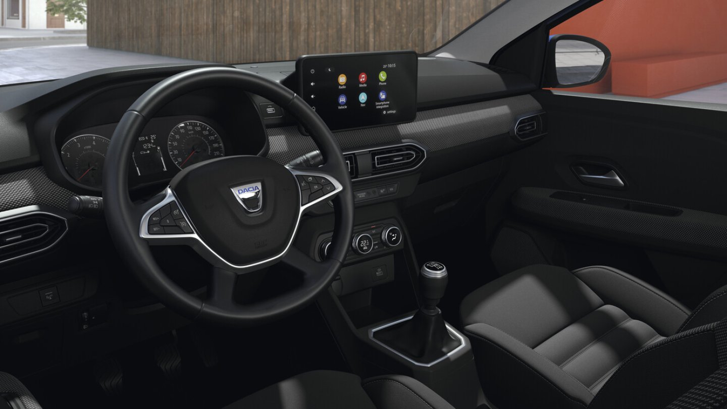 Das neue Sandero-Cockpit.