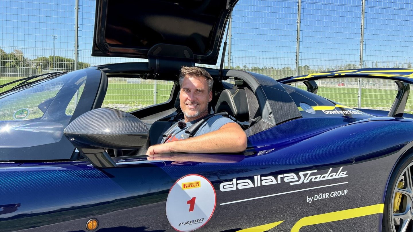 Gleich beginnt die Aussteige-Akrobatik.