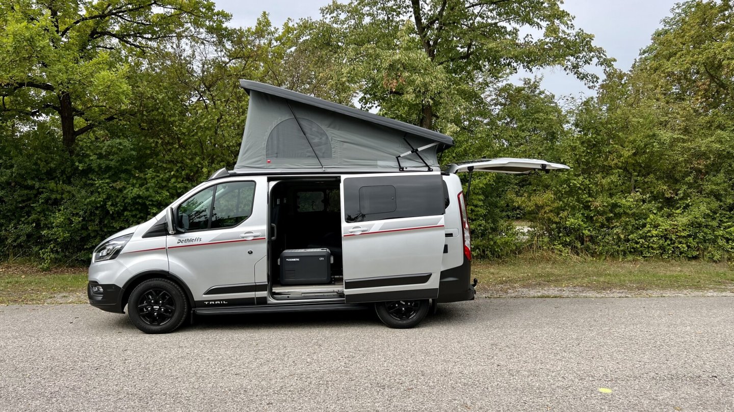 Der Globevan Trail Two ist serienmäßig silbern lackiert.