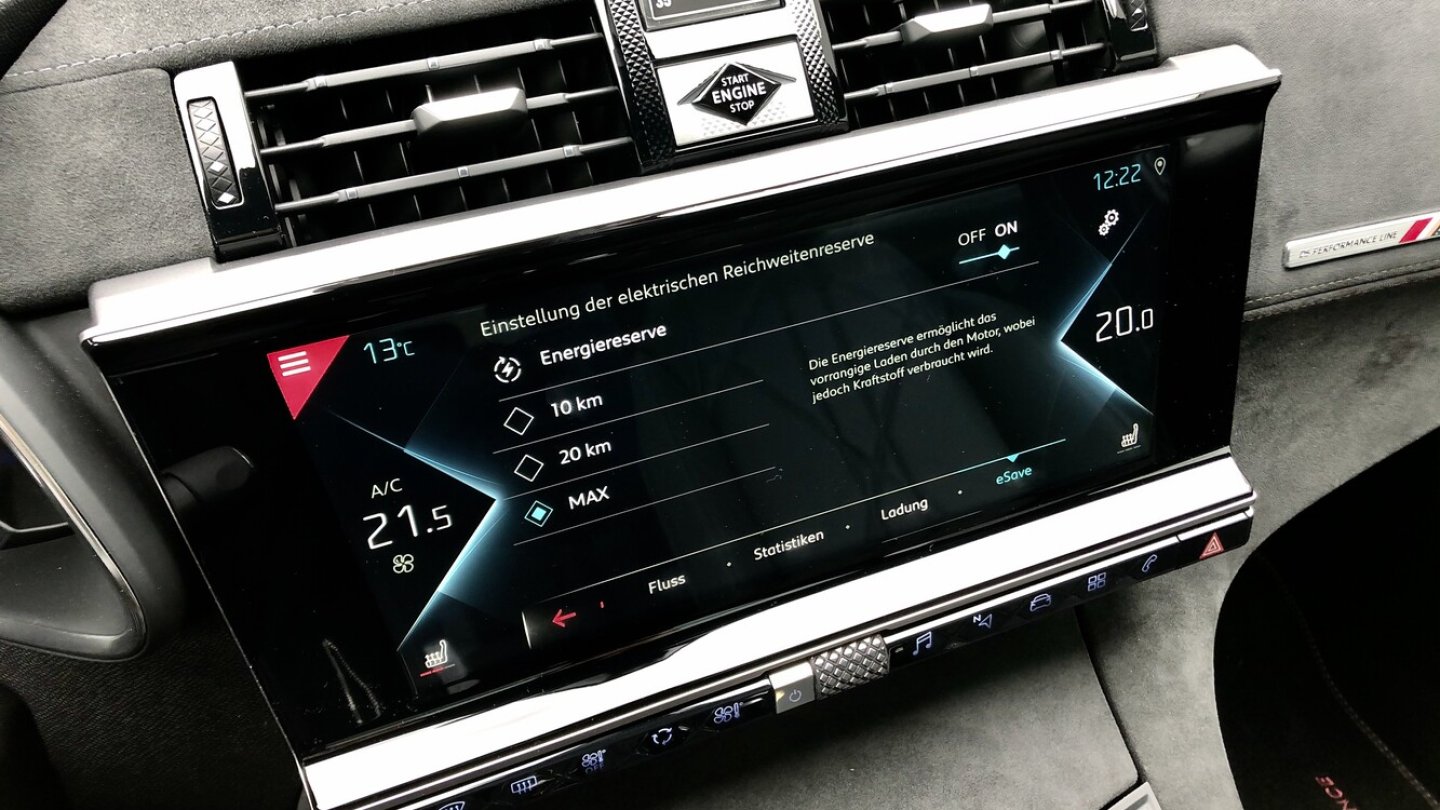 Mit eSave kann man Strom für das Fahrtziel reservieren.