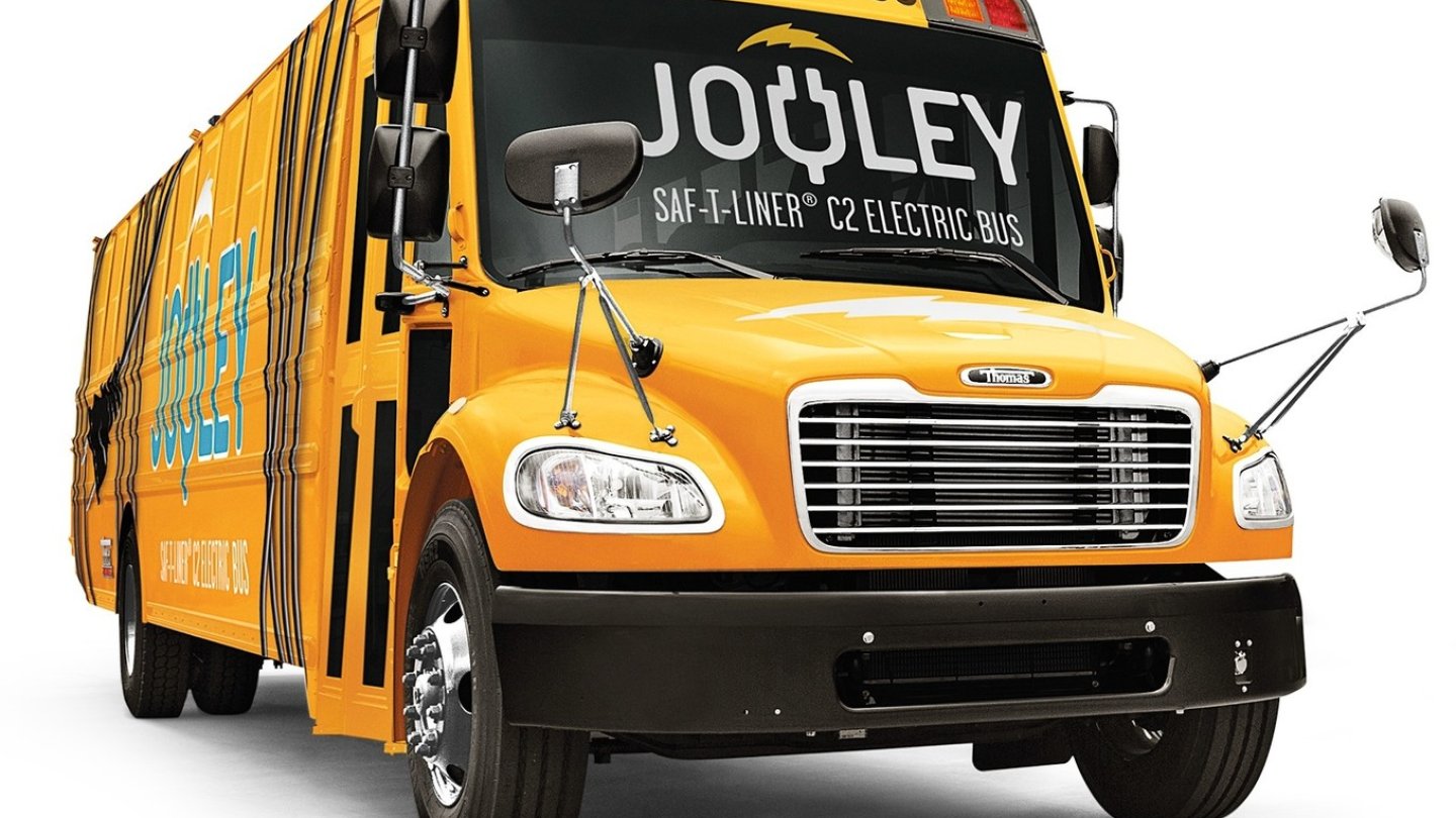 Elektrischer US-Schulbus