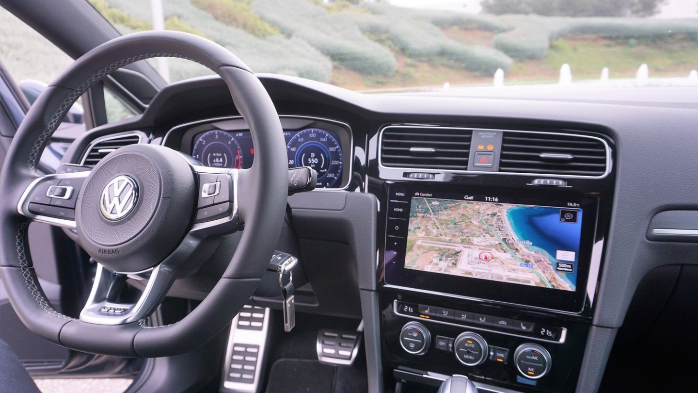 Im Testwagen gab es noch ein klassisches Zündschloss.