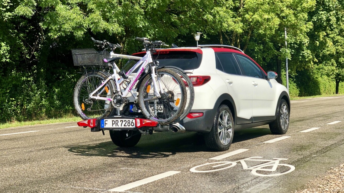 Fahrradträger für die Anhängerkupplung