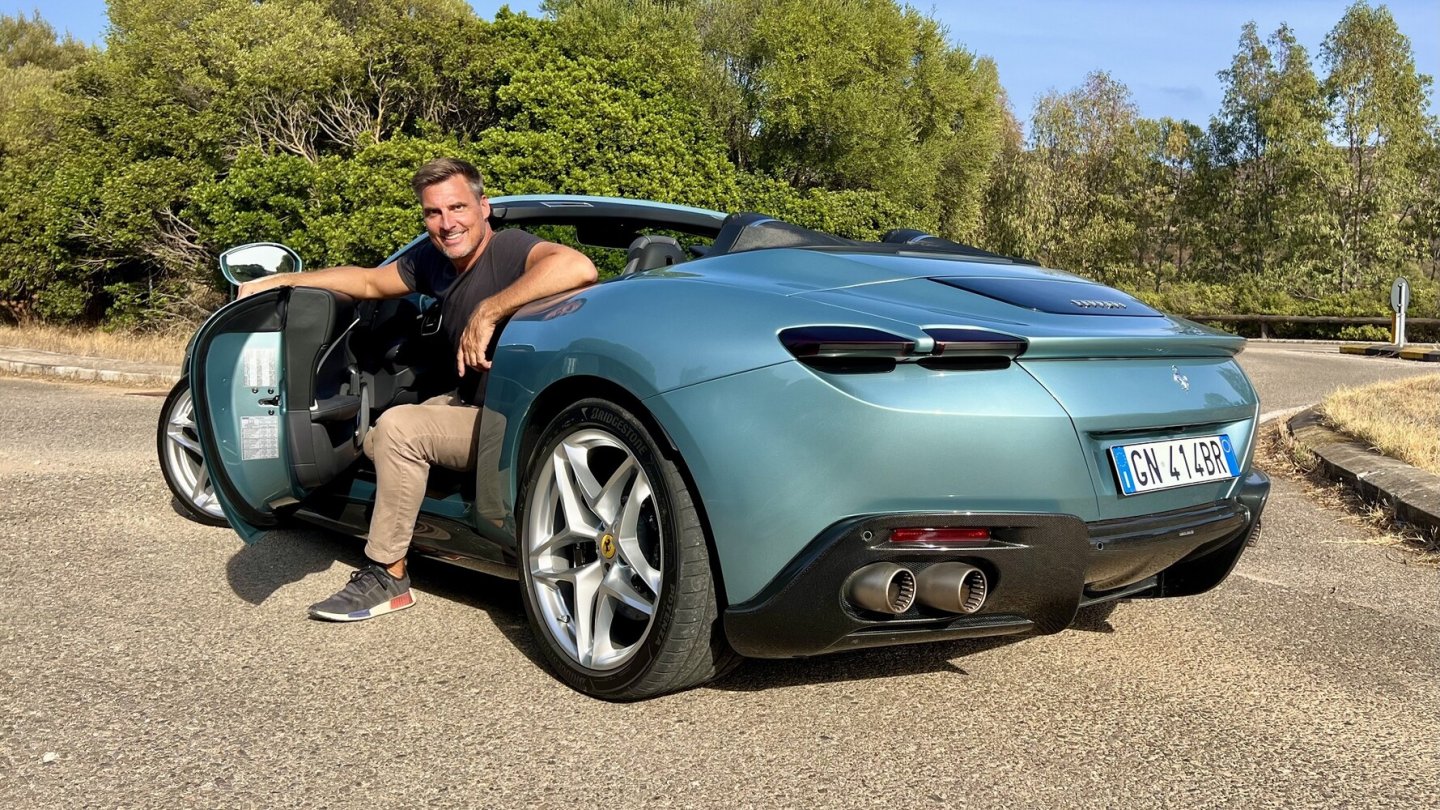 Perfekt für den Sommer: Der offene Ferrari Roma Spider.