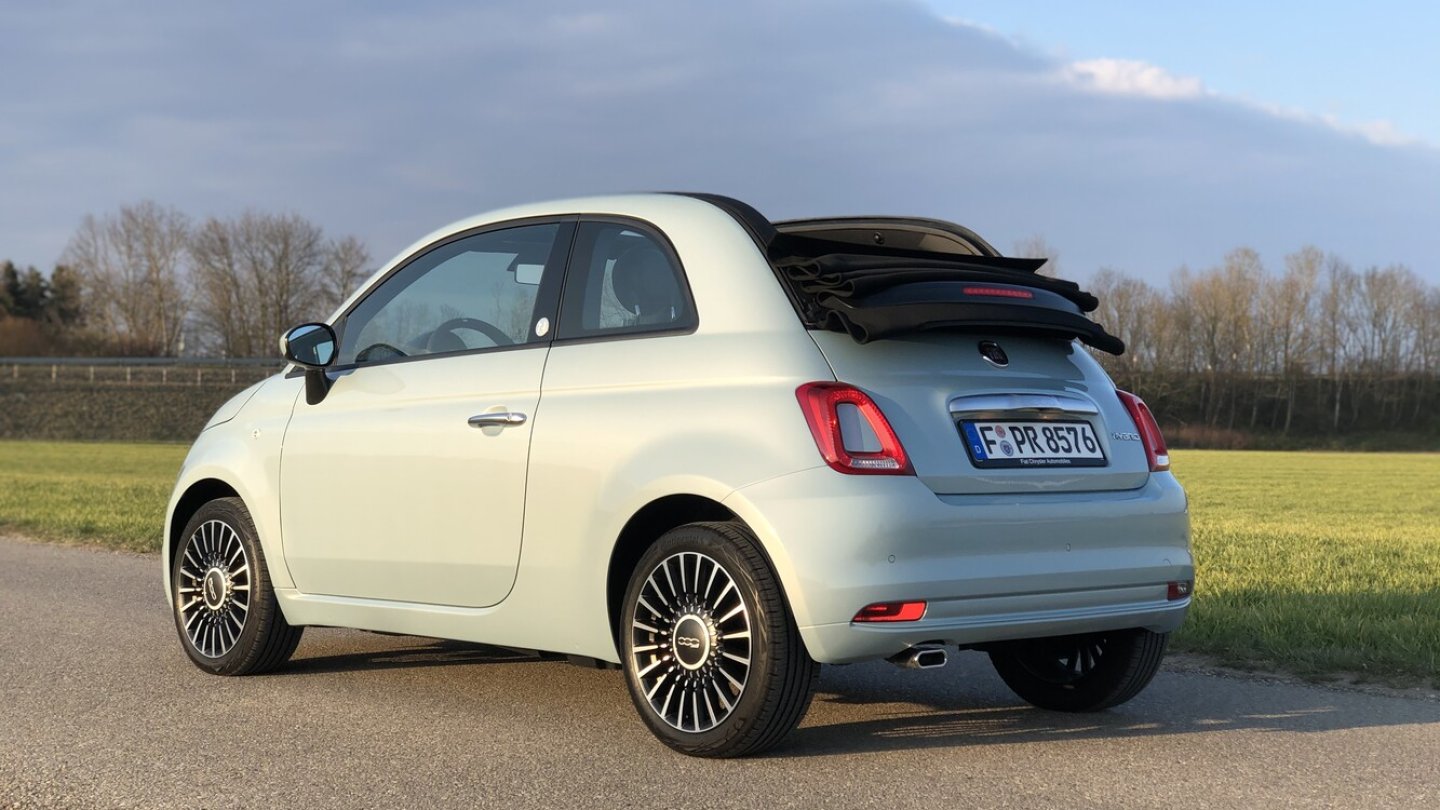 Ein sonniger Tag, keine Termine mehr und ein Fiat 500C. Die Mischung passt.