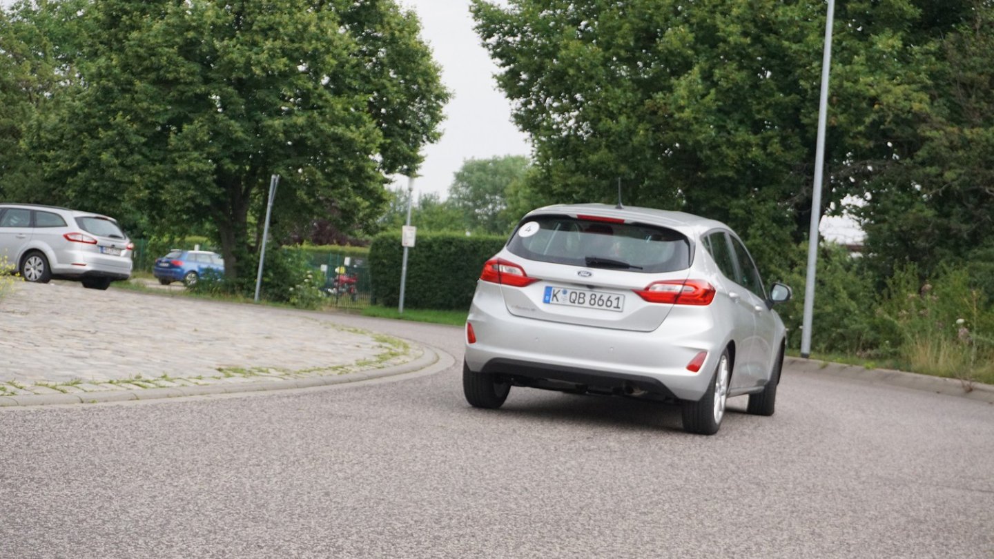 Am Heck ist die neue Fiesta-Generation am deutlichsten zu erkennen.