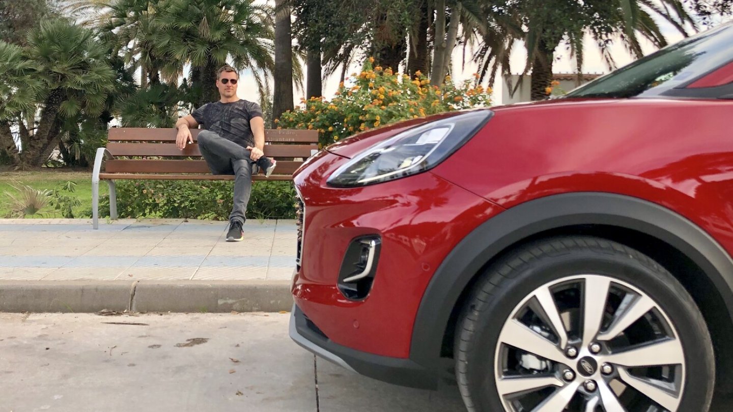 Der Ford Puma Titanium X mit 18-Zoll-Leichtmetallfelgen.