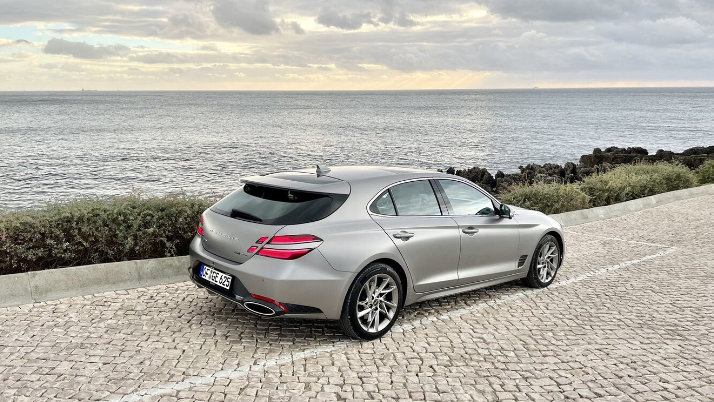 Das Heck ist die Schokoladenseite des G70 Shooting Brake.