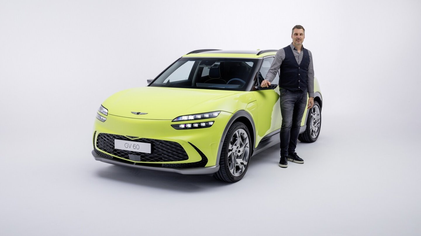 Die Farbe des Ausstellungsfahrzeugs heißt Sao Paulo Lime.