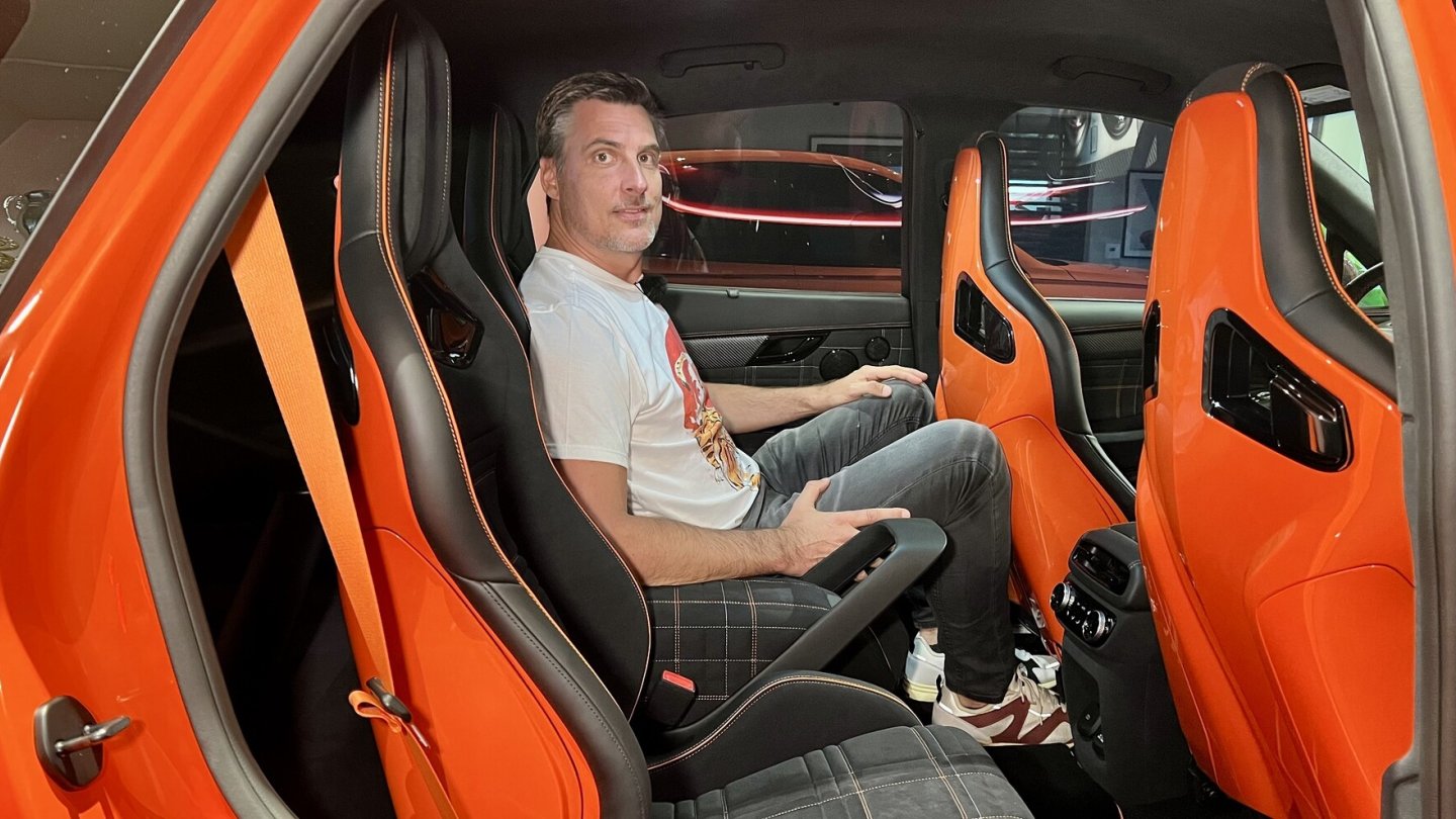 Die Einzelsitze im Fond sind Studien-Folklore, später wird hier eine Sitzbank zu finden sein.