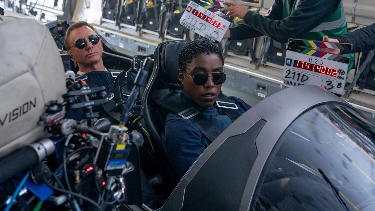 Daniel Craig (links) tritt im aktuellen Blockbuster letztmalig als Agent 007 auf.