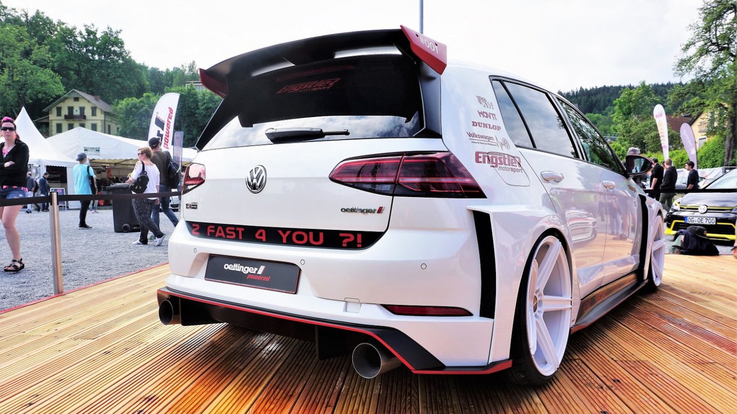 Tuner Oettinger war mit einem eigenen Stand vor Ort.