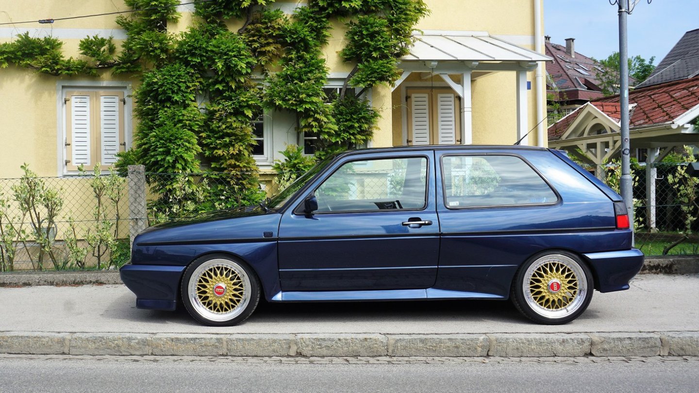 Ein Rallye Golf mit 160 PS. Zumindest ab Werk...
