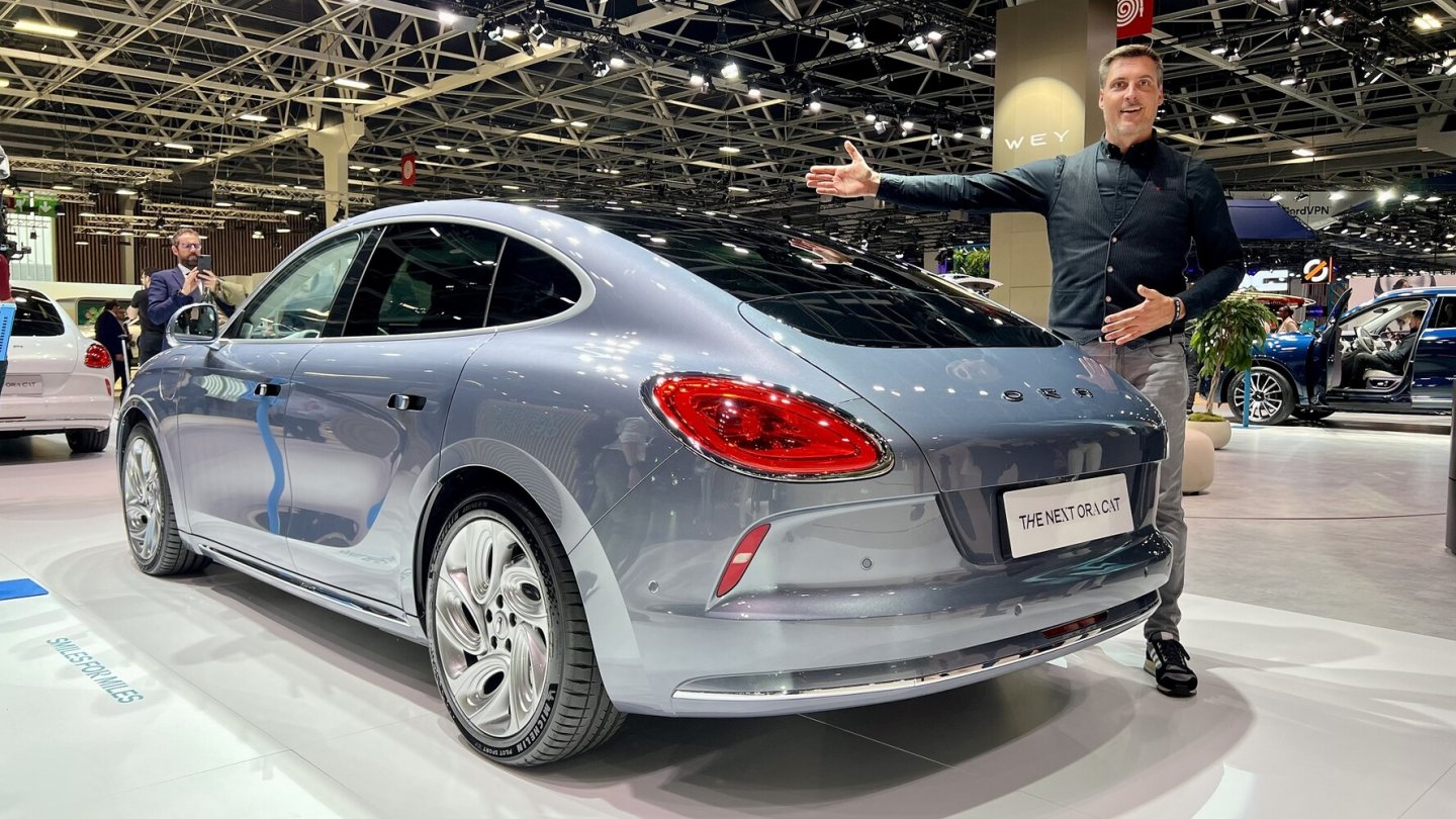 2024 soll der GWM Ora 07 mit 300 kW auf den Markt kommen.