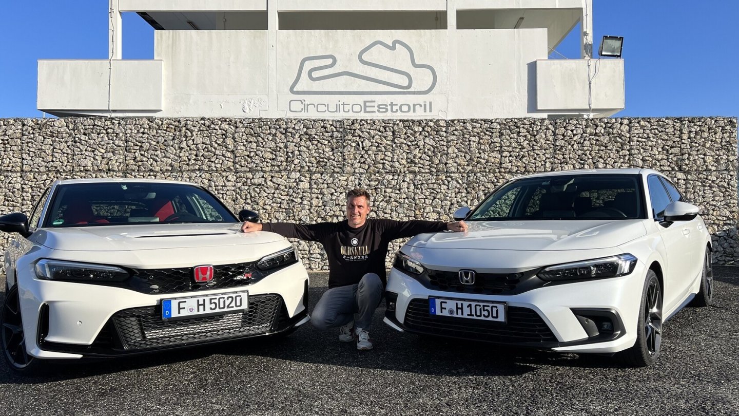 Im Vergleich zum Civic e:HEV (rechts) wurde das Design des Type R aerodynamisch optimiert.