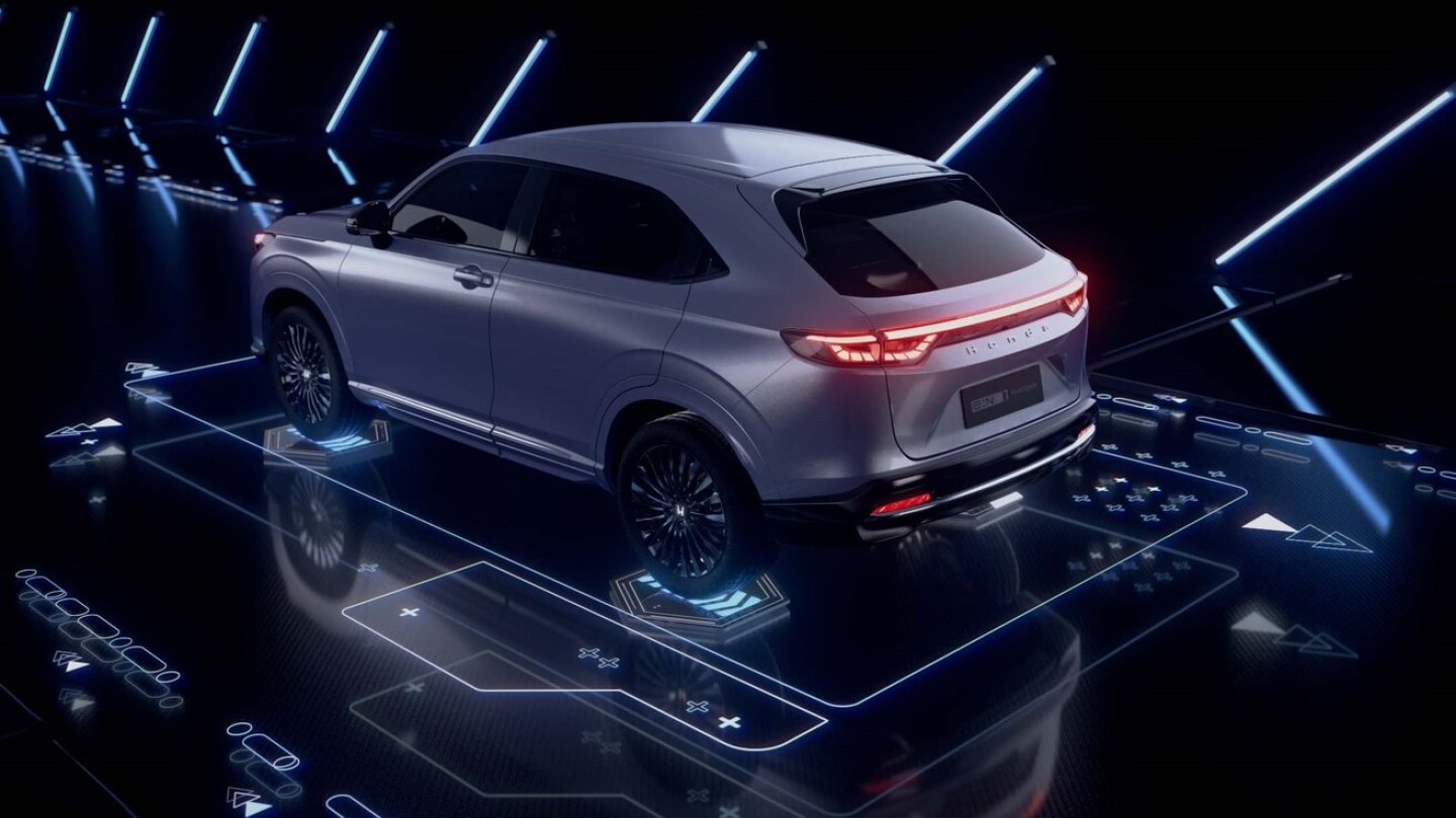 Der elektrische Honda e:Ny1 basiert auf dem HR-V.