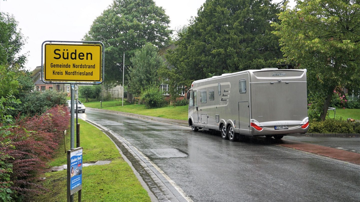 Da fährt man ganz in den Norden, nur um hier anzukommen.