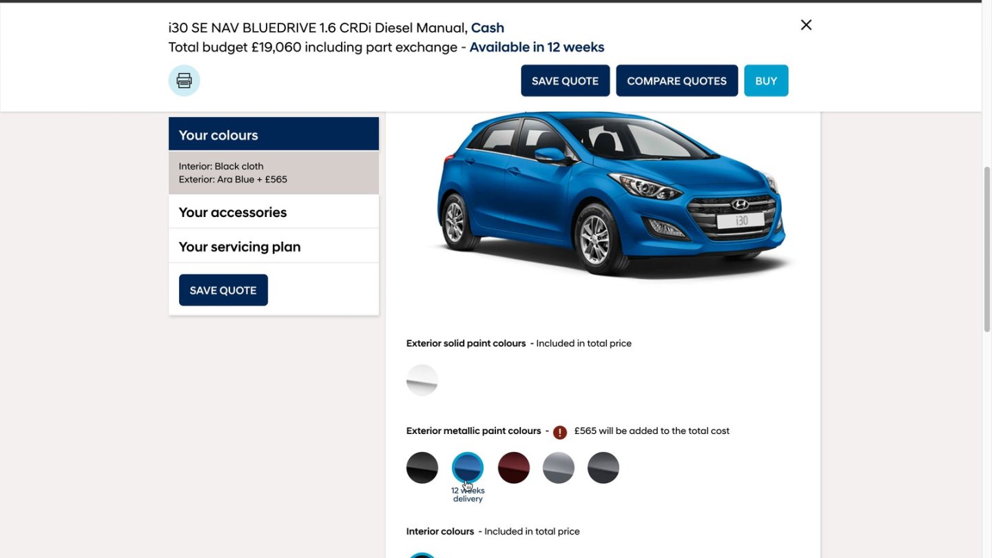 Der Onlinekunde wählt nicht aus Lagerautos aus, er konfiguriert selbst.