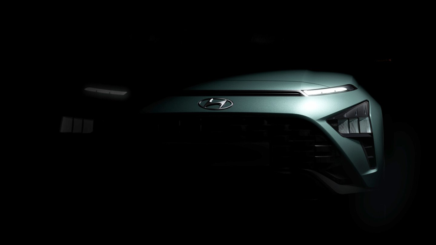 Das Gesicht des Hyundai Bayon.