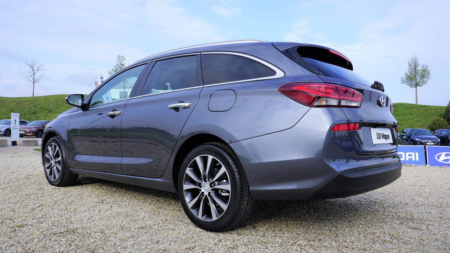 Der Hyundai i30 Kombi - hier bei einer Präsentation.