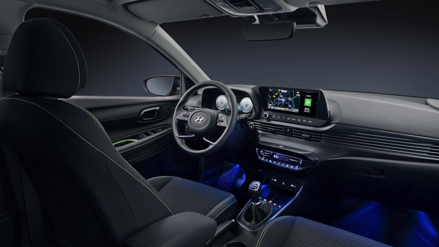Das Cockpit im neuen Hyundai i20.