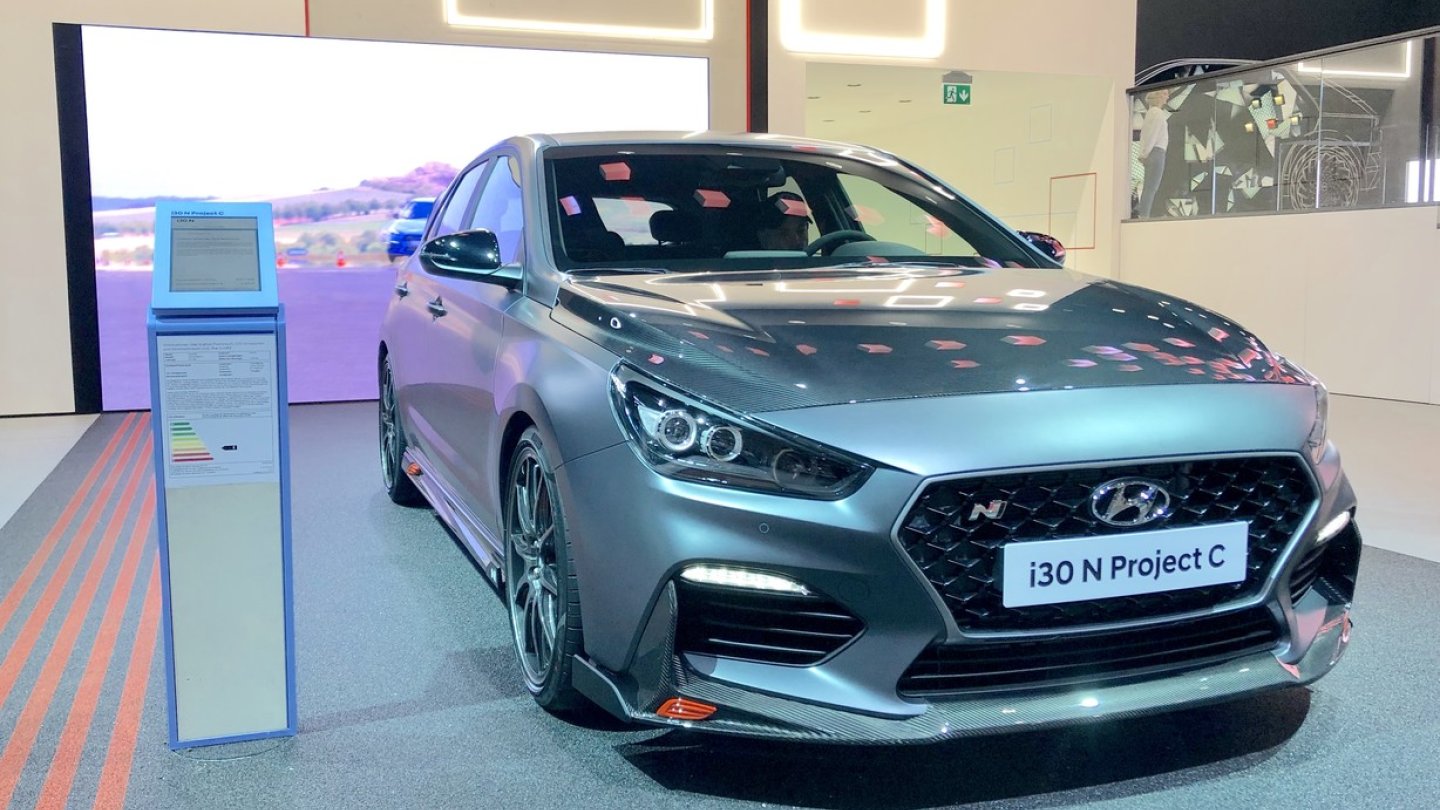 Der i30 N Project C auf der IAA. Foto: B. Conrad