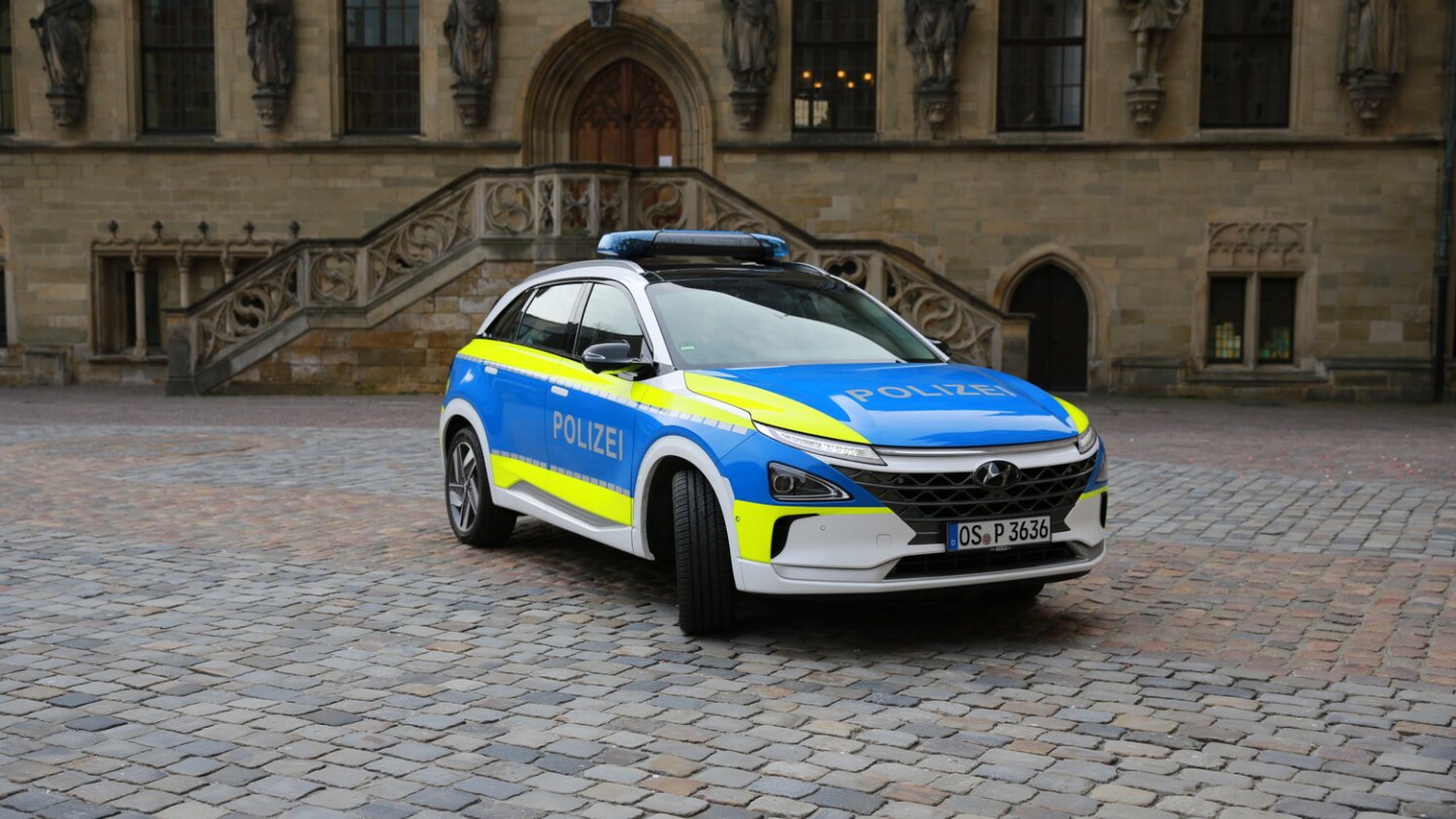 Hyundai Nexo für die Polizei